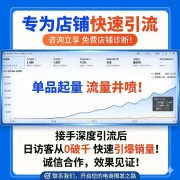 善海科技店铺引流案例展示，通过专业运营实现日访客破千与销量快速增长