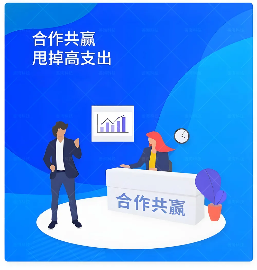善海科技电商托管服务理念：降低企业电商运营成本，提升店铺投资回报率，实现双方合作共赢的长期增长目标。